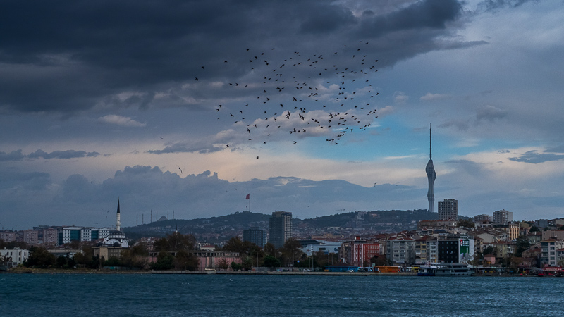 A Camlica-torony Isztambul ázsiai oldalán
